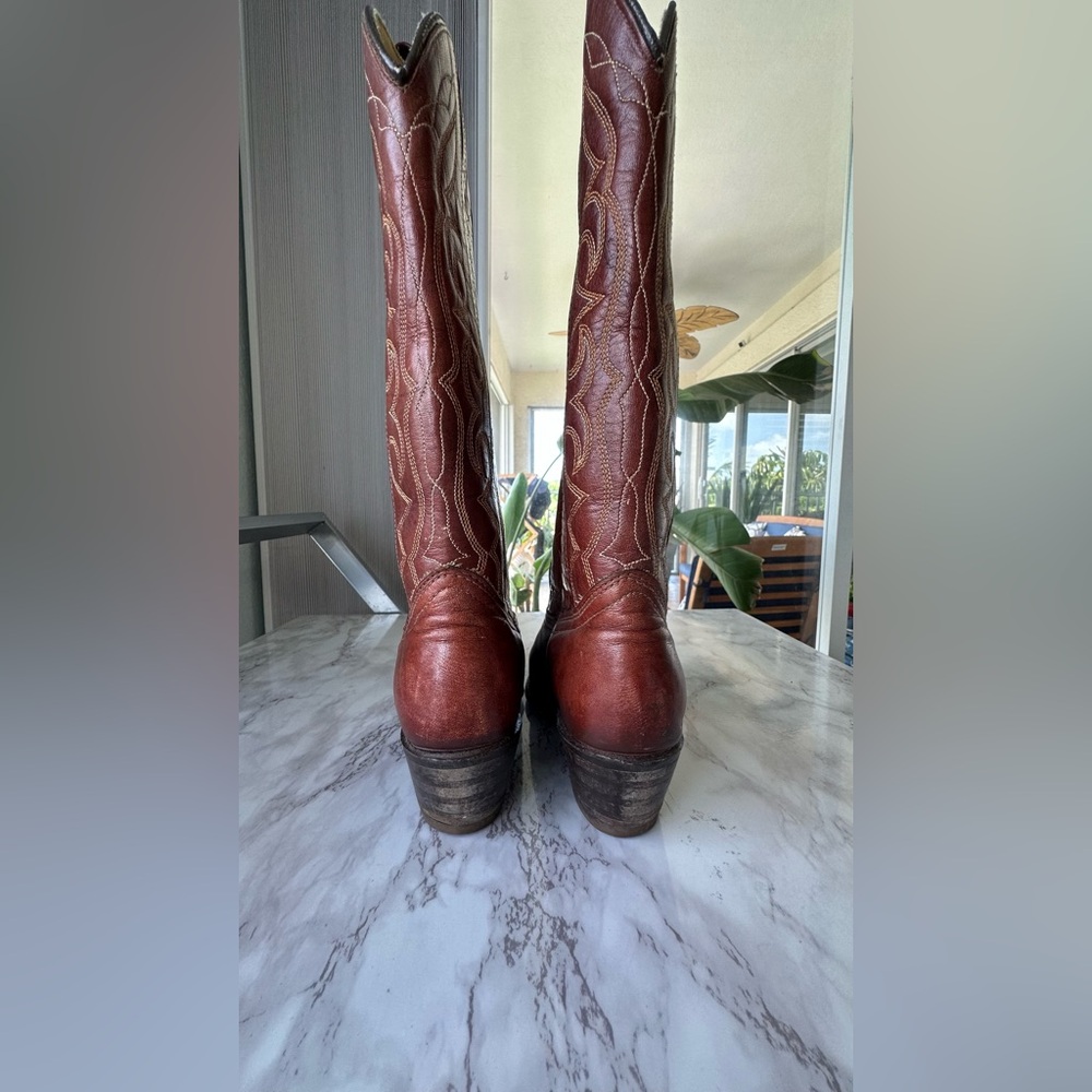 Texas Boot Company Cowboy Boots Vintage - Picture 14 of 16
